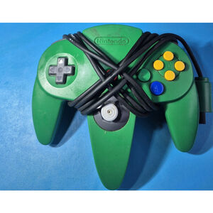 Genuine Original Nintendo 64 N64 Green OEM (NUS-005) Controller Vintage N64